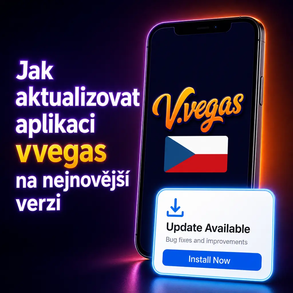 Automatická aktualizace aplikace vvegas na nejnovější verzi přes internetové připojení na pozadí