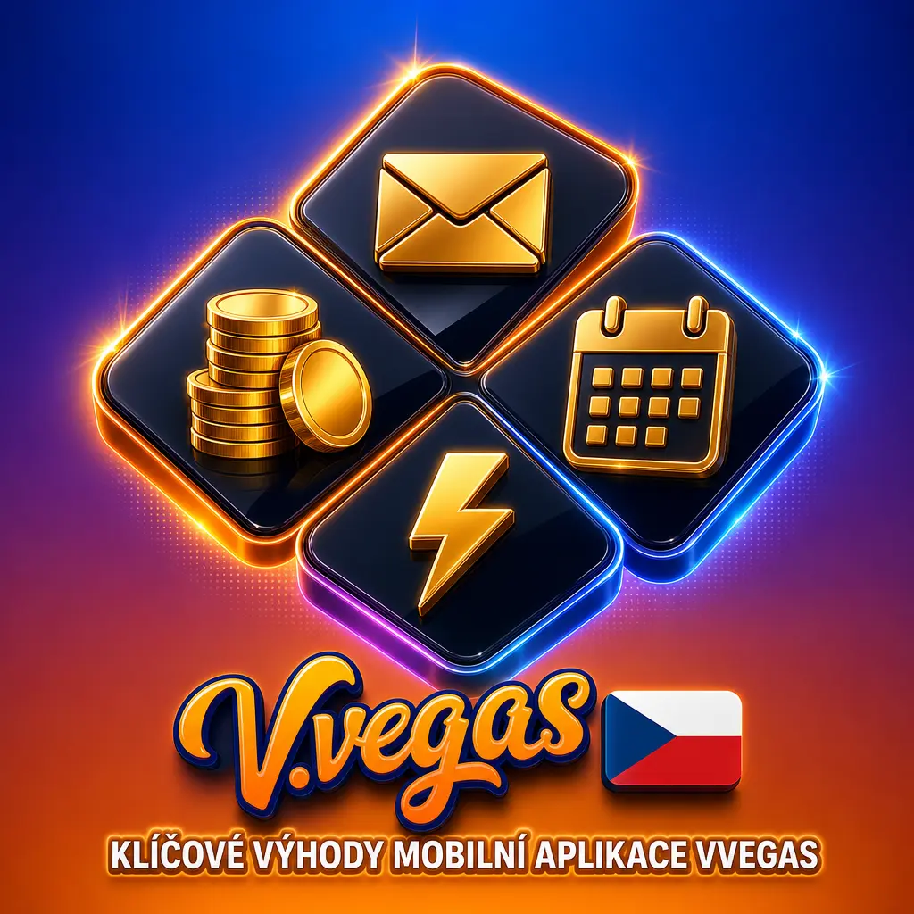 Mobilní aplikace vvegas: casino a sportovní sázení, bonus 1 500 EUR, podpora CZK a živé sázky s Cash Out.