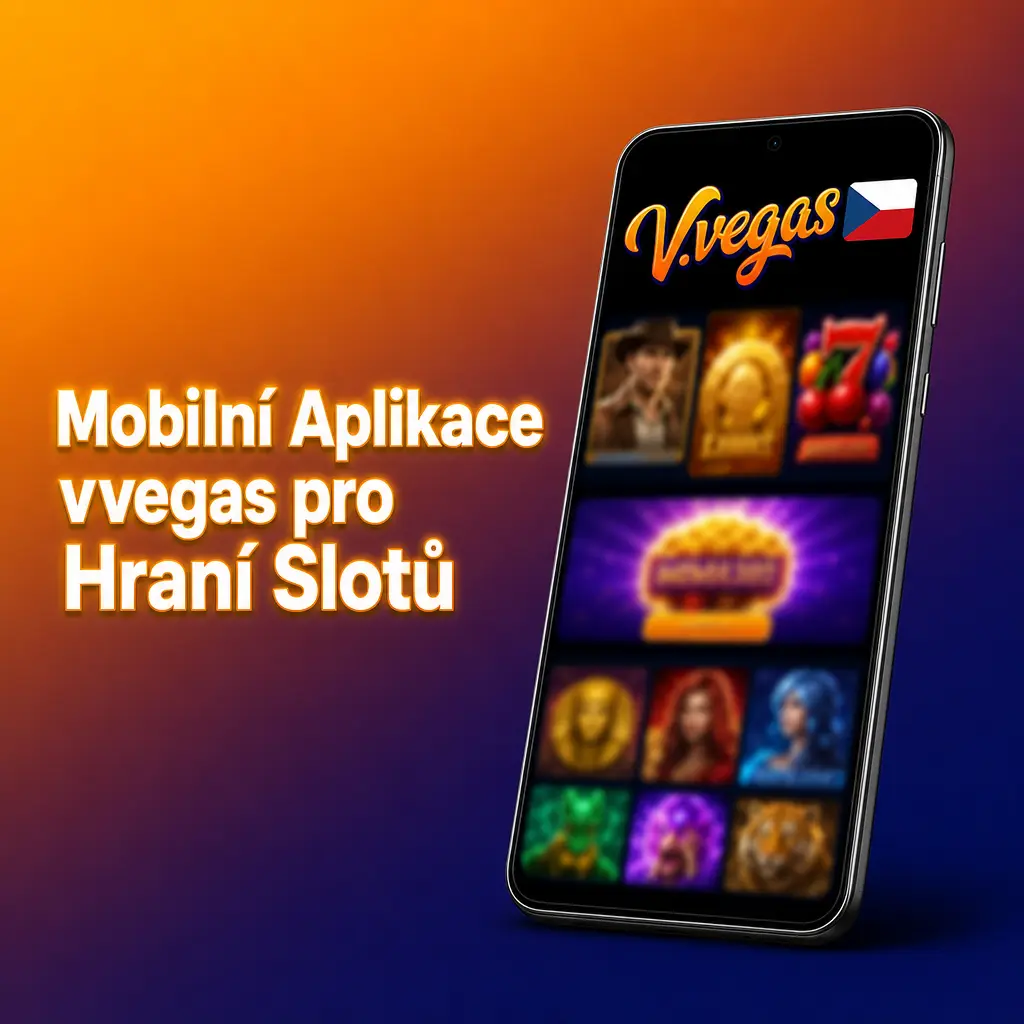 Mobilní aplikace vvegas pro hraní slotů na Android a iOS s přehledným rozhraním a rychlým přístupem k automatům