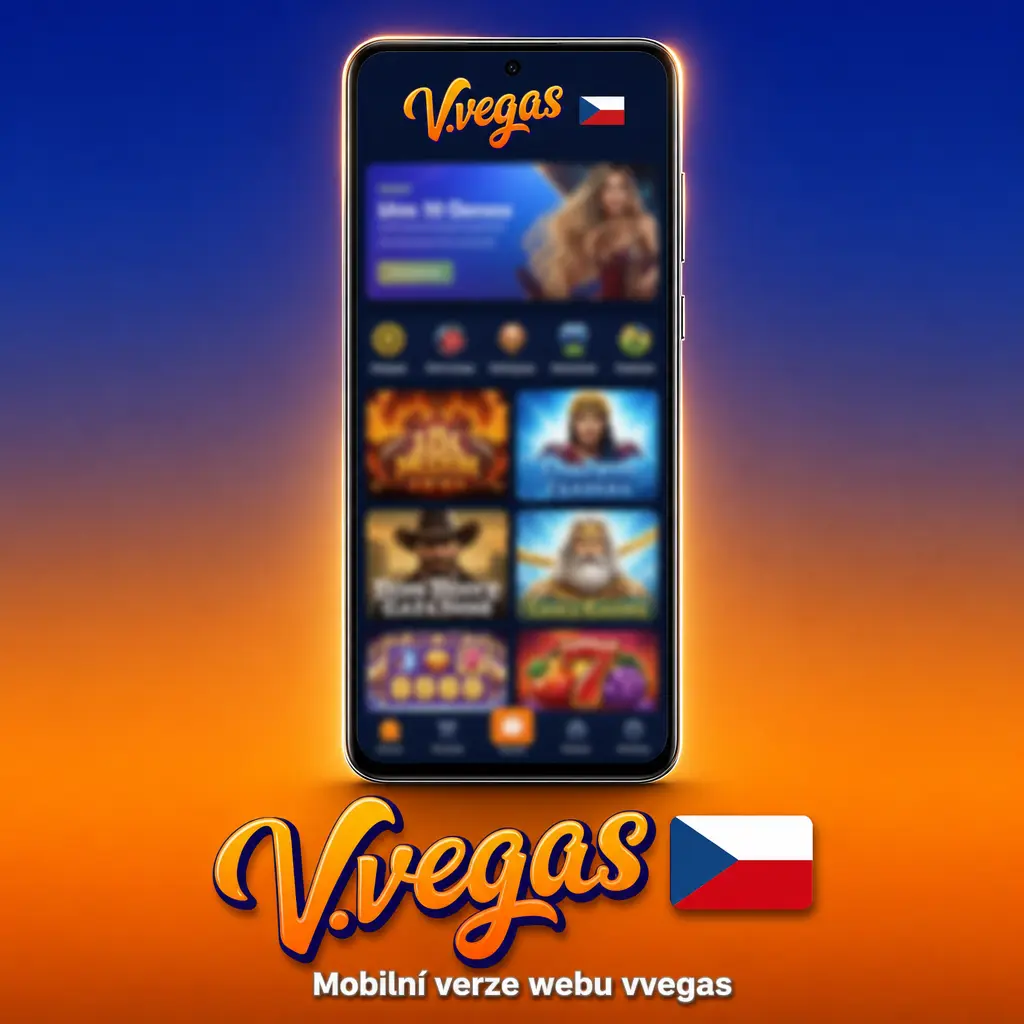 Mobilní verze webu vvegas pro sázení na sport a kasinové hry v prohlížeči bez instalace
