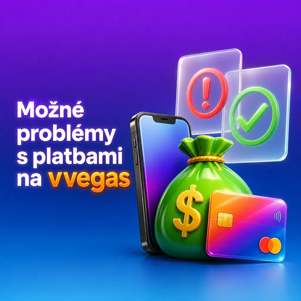 Časté problémy s platbami na vvegas: zamítnuté karty, opožděné výběry, limity transakcí a nesplněné bonusové podmínky.