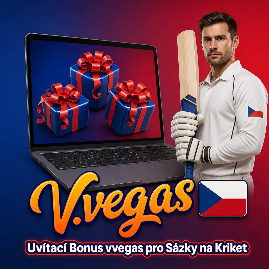 Uvítací bonus vvegas 100 % až 1 500 EUR a 150 free spinů pro sázky na kriket po zadání kódu CRICKET150