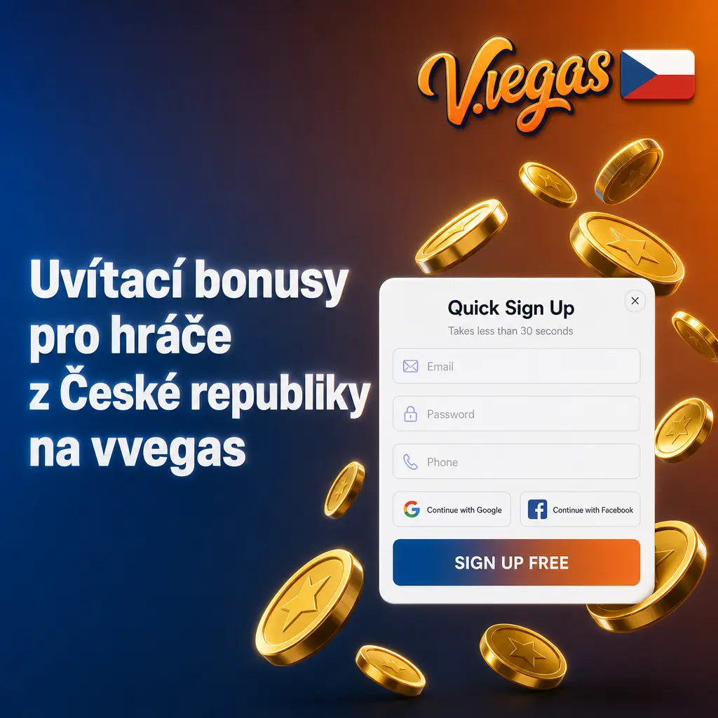 Uvítací bonus na vvegas: až 1 500 EUR a 150 free spinů pro hráče z České republiky