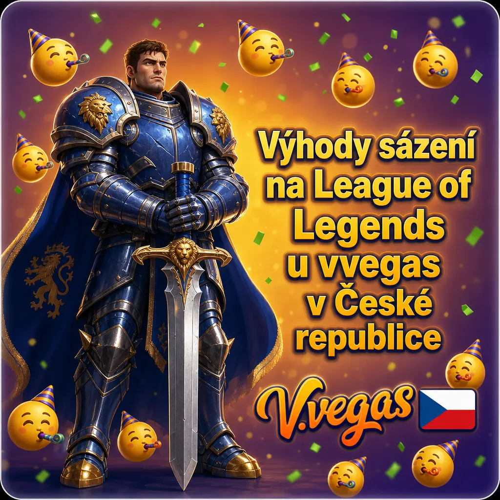 Výhody sázení na League of Legends u vvegas: bonusy, čeština 24/7 a kurzy na LEC, LCK, LPL i Worlds 2026